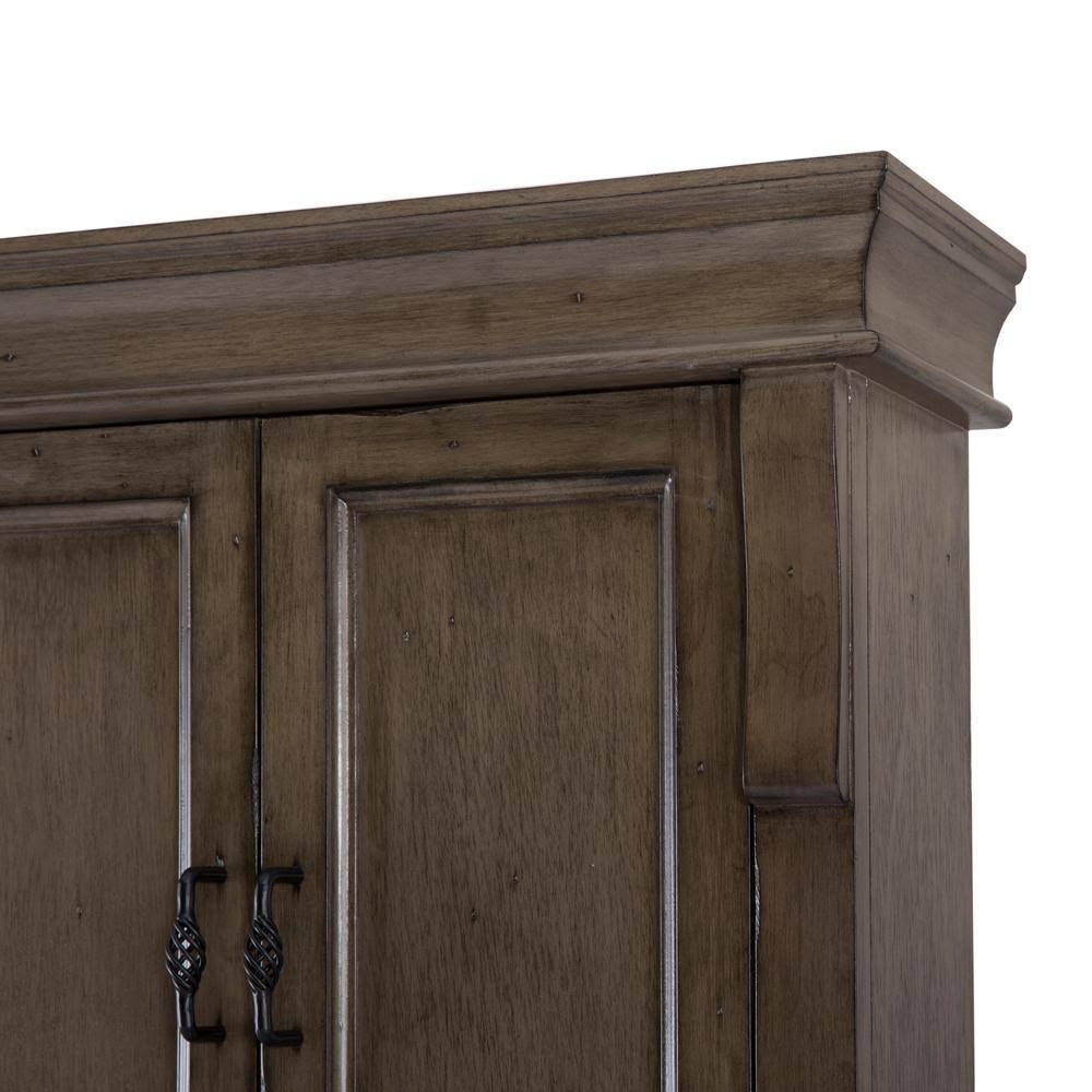 Distressed Grey Bathroom Storage Wall Cabinet K748