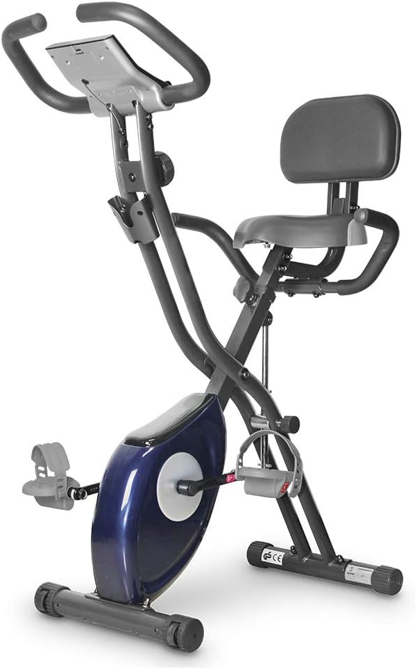 Blue Folding Exercise Bike with LCD Monitor G271822