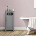 1 Door Accent Cabinet Gray O3713
