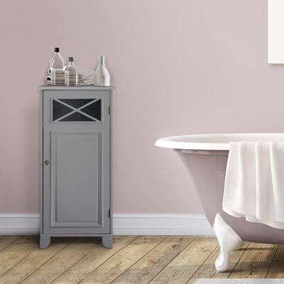 1 Door Accent Cabinet Gray O3713