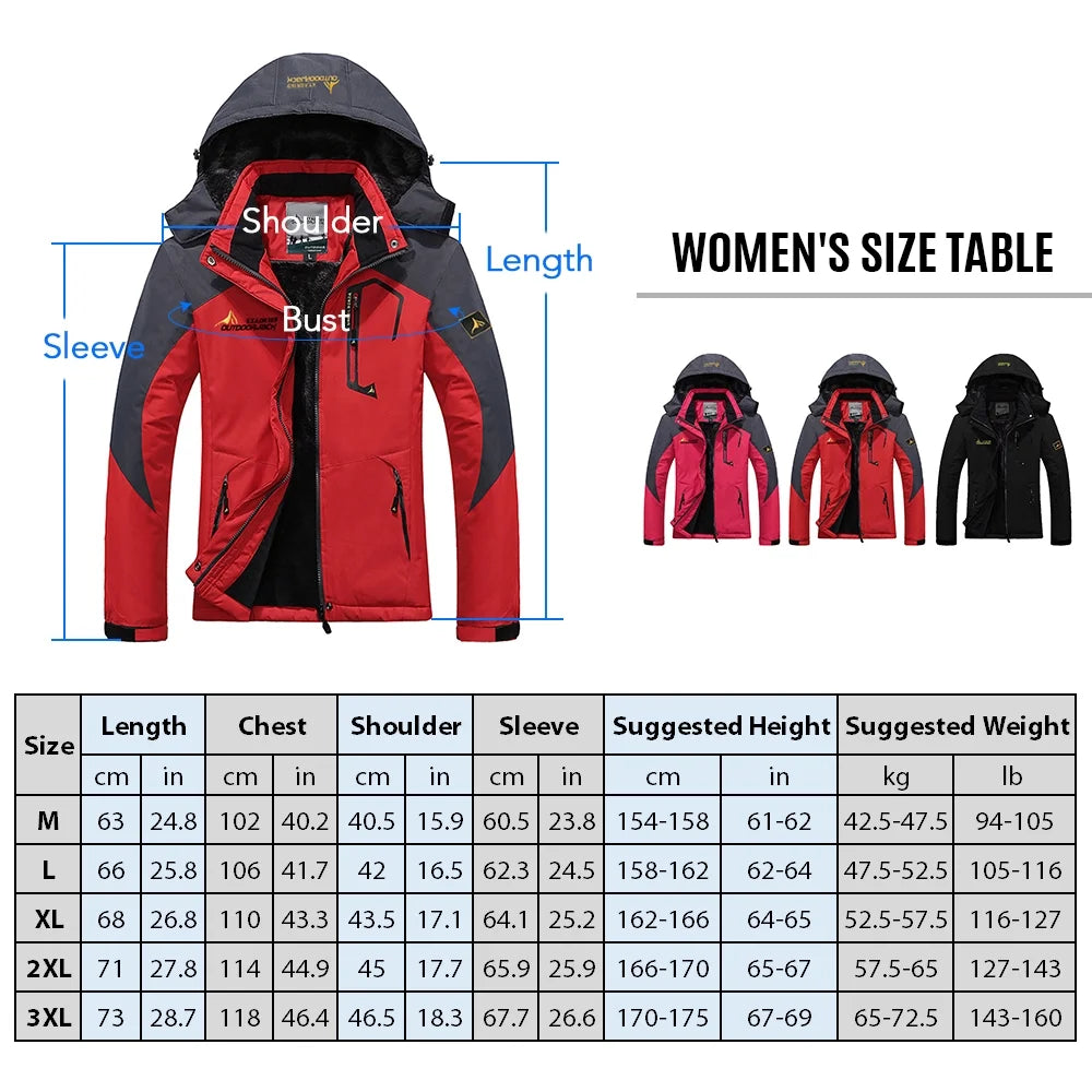 Waterproof Shell Ski Jacket M71129