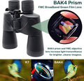 10-24X50 Zoom Waterproof Binoculars with Case and Strap P726
