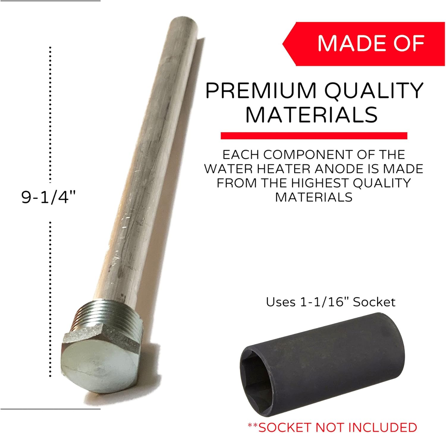 RV Water Heater Anode Rod L49445
