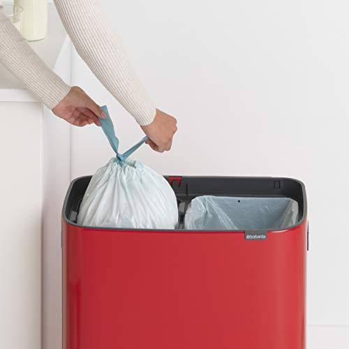 Passion Red Touch Bin 2 x 30 LITER I4842
