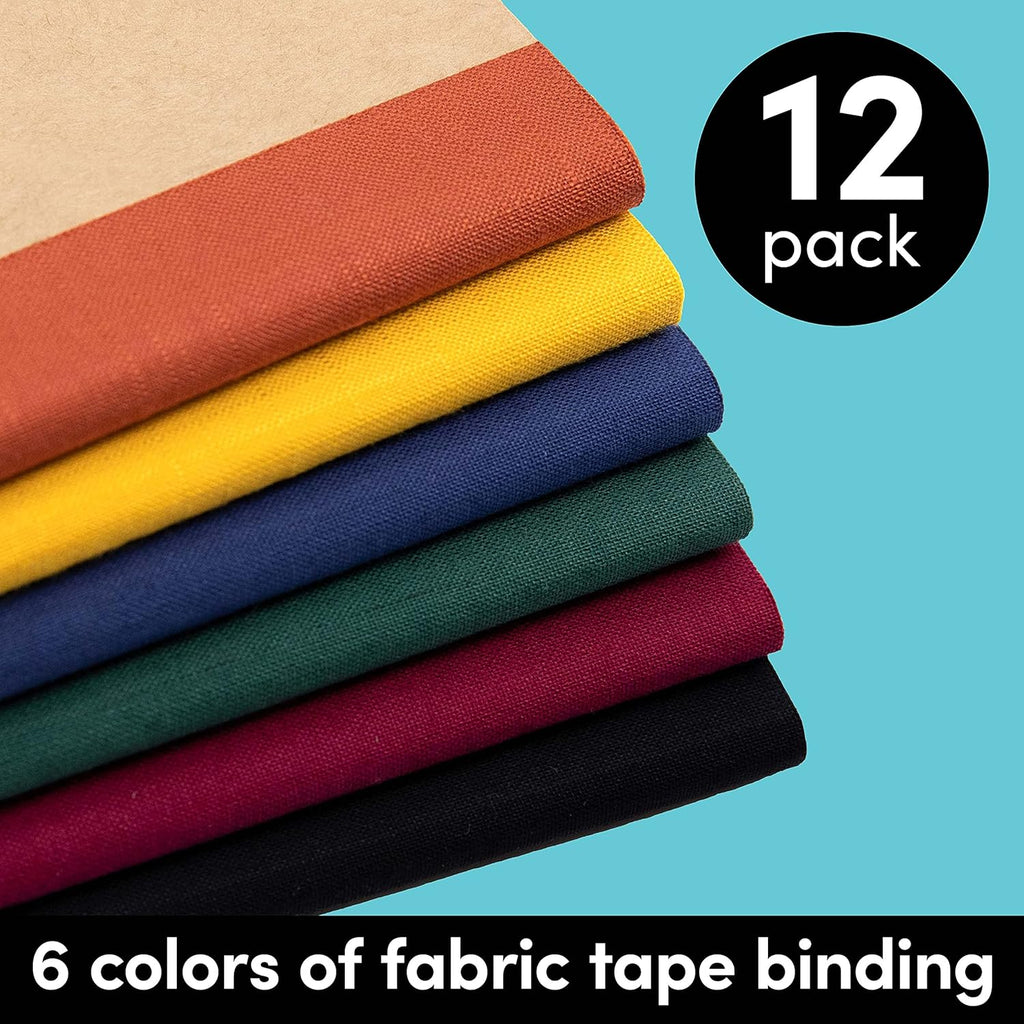 36-Pack Kraft Cover Composition Notebook Journals, 120 Pages, Lined Paper, Small Size (8 in x 5.75 in) L9432