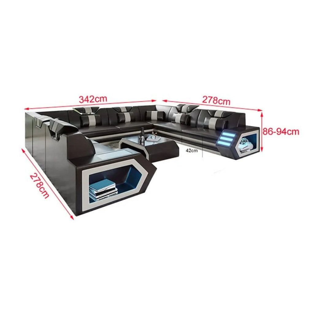 7 Seater Fabric Sofa Set V66217