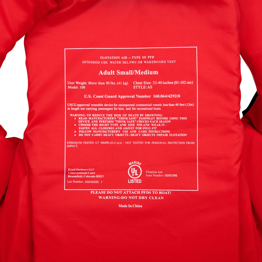 Red, White, and Blue Life Vest and Jacket X656