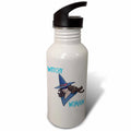 Blue Witchy Woman 21 oz Sports Water Bottle V348