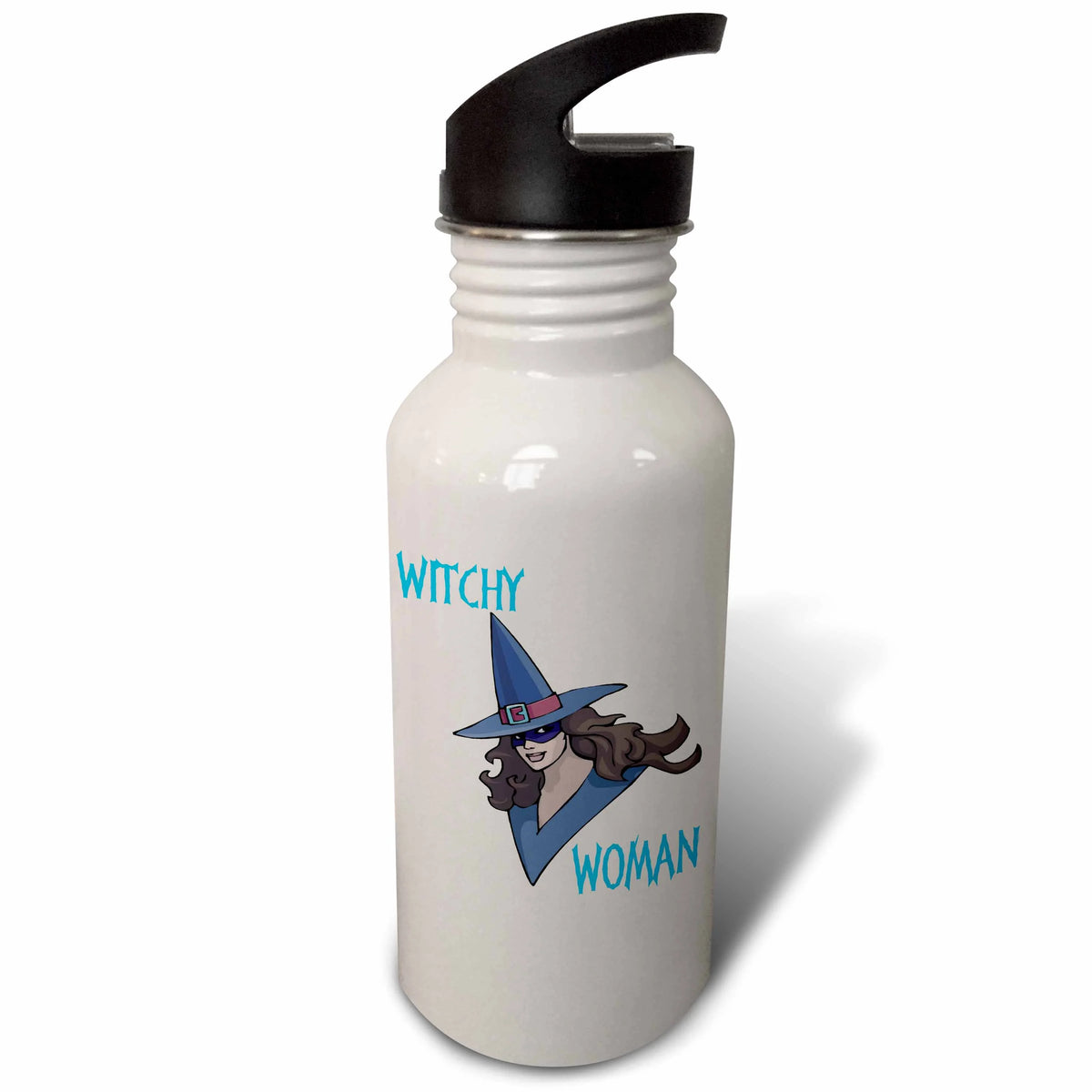 Blue Witchy Woman 21 oz Sports Water Bottle V348