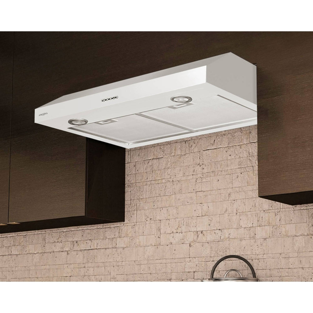 30-Inch White Under-Cabinet Range Hood N13924