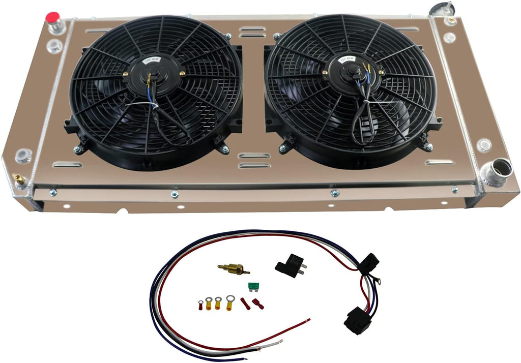 3 Row Radiator with Shroud Fan & Relay B917779