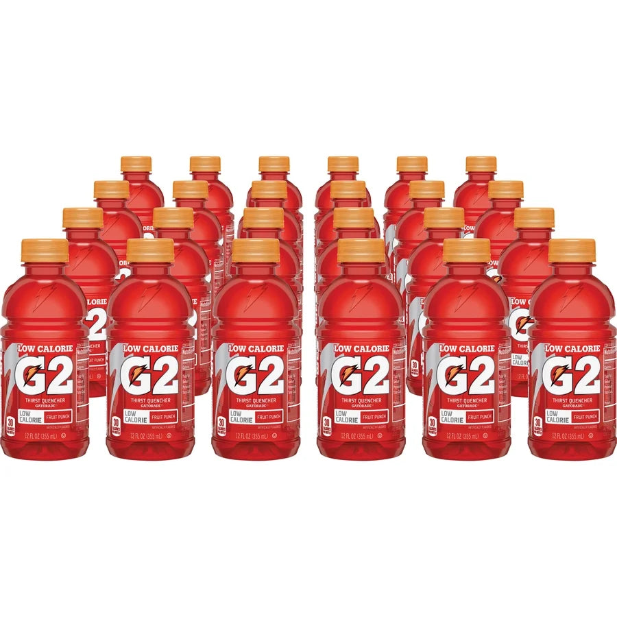 G2 Fruit Punch Sports Drink - 12 Fl Oz (355 Ml) - Bottle - 24 / Carton A3224