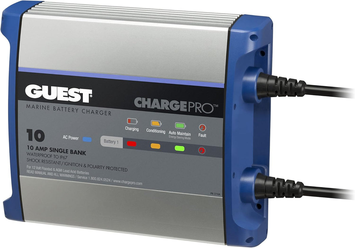 10A 12V 2 Bank Battery Charger J670