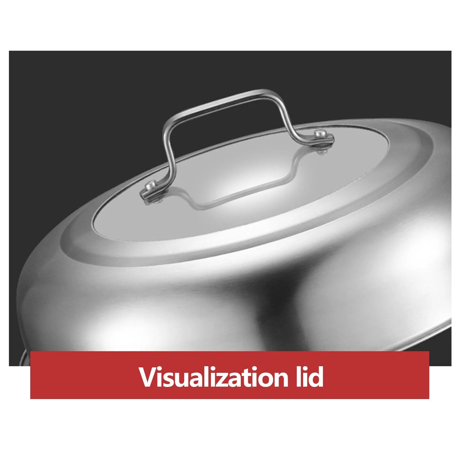 Stainless Steel 5 Tier Steaming Pot with Lid Cookware D9413