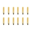 60W Equivalent T10 Dimmable Incandescent Amber Glass Light Bulb (12-Pack) C60426