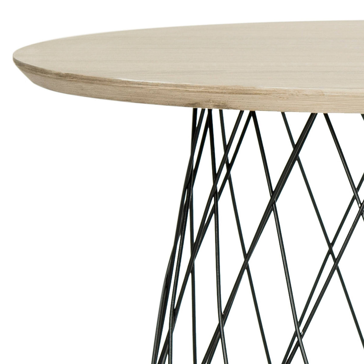 Light Grey Wood End Table F6175
