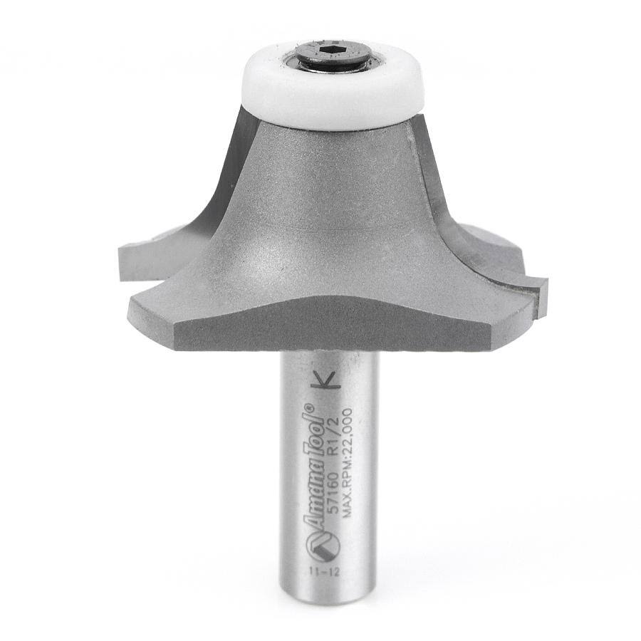 Carbide Tipped Undermount Bowl Solid Surface 2-1/8 Dia x 1 inch x 17 Deg x 1/2 Shank J23550