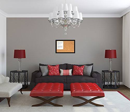 Black Framed Cork Board F210
