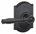 Aged Bronze Passage Door Lever Set H122858