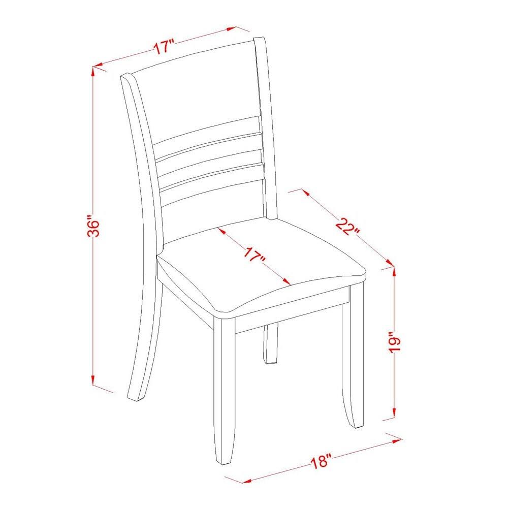 3 Piece Small Kitchen Table and Chairs Set E258795