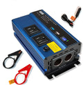 600W Pure Sine Wave Power Inverter DC12V to AC 110V with Dual AC Outlet K7248