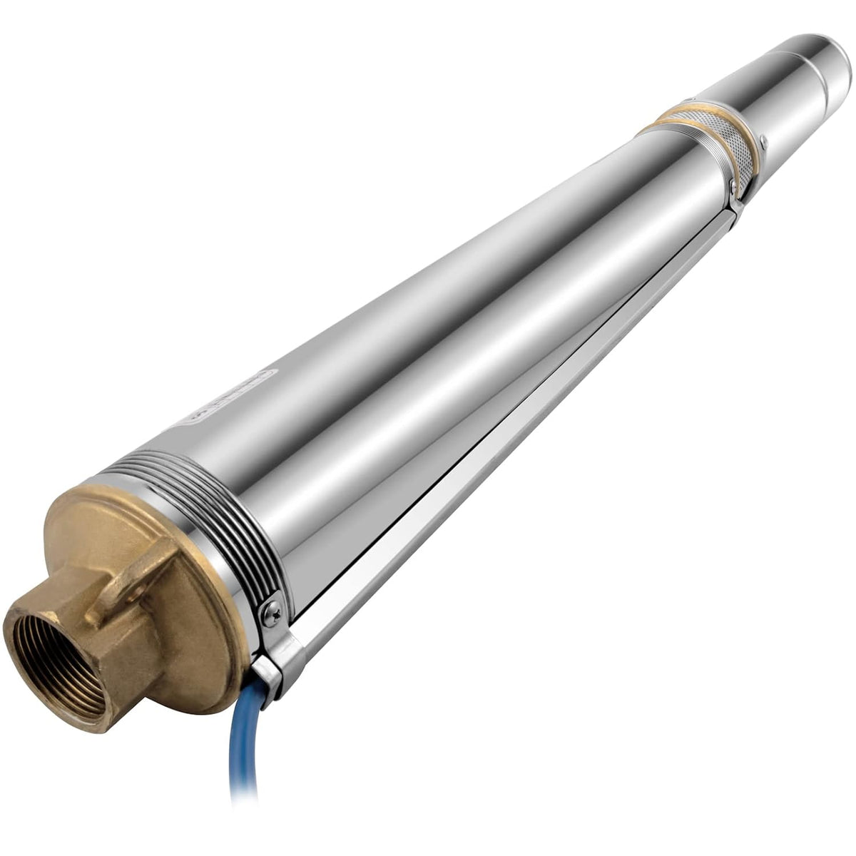 Stainless Steel Submersible Well Pump 1.5 HP 110V 131ft Cable 24GPM G738363