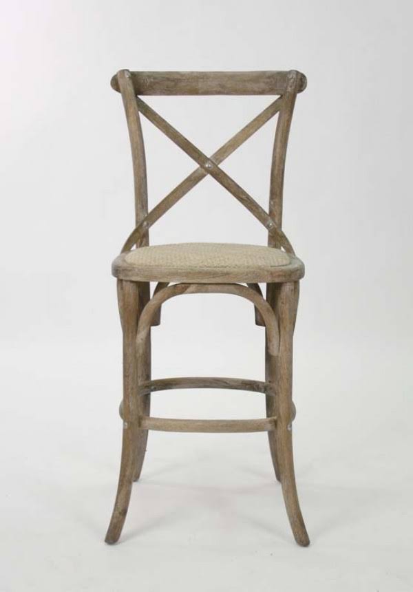 Limed Grey Oak Cafe Counter Stool Y6765