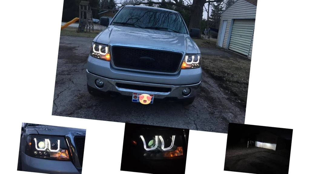Black Clear Projector Headlights M6240