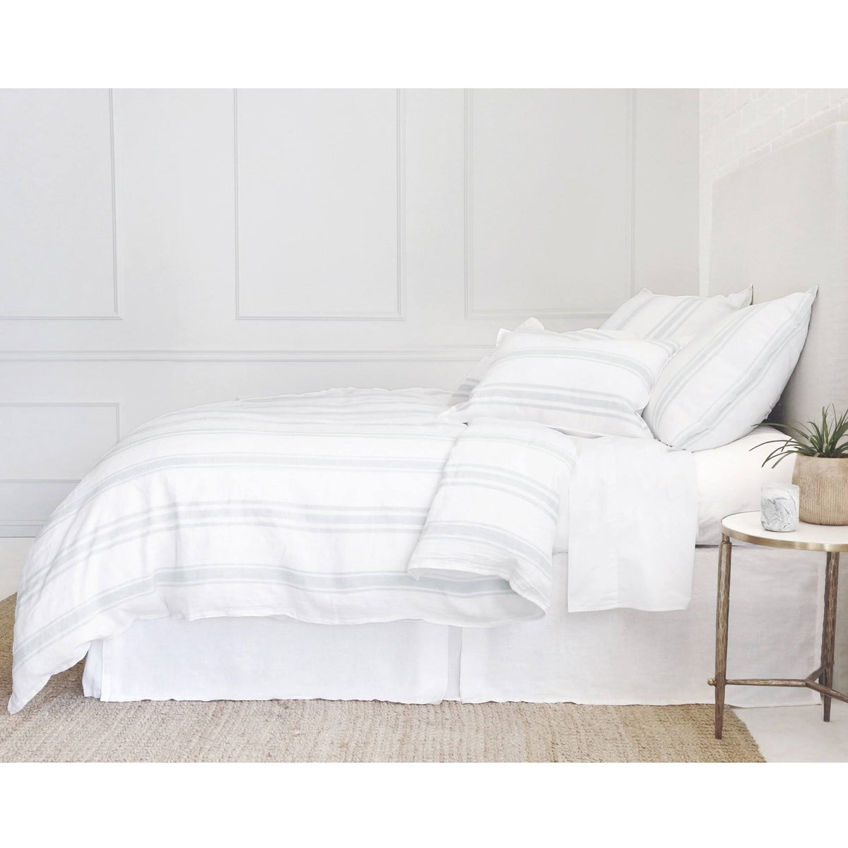 Flax and Midnight Euro Sham J7438