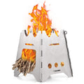 Collapsible Stainless Steel Backpacking Stove J9577