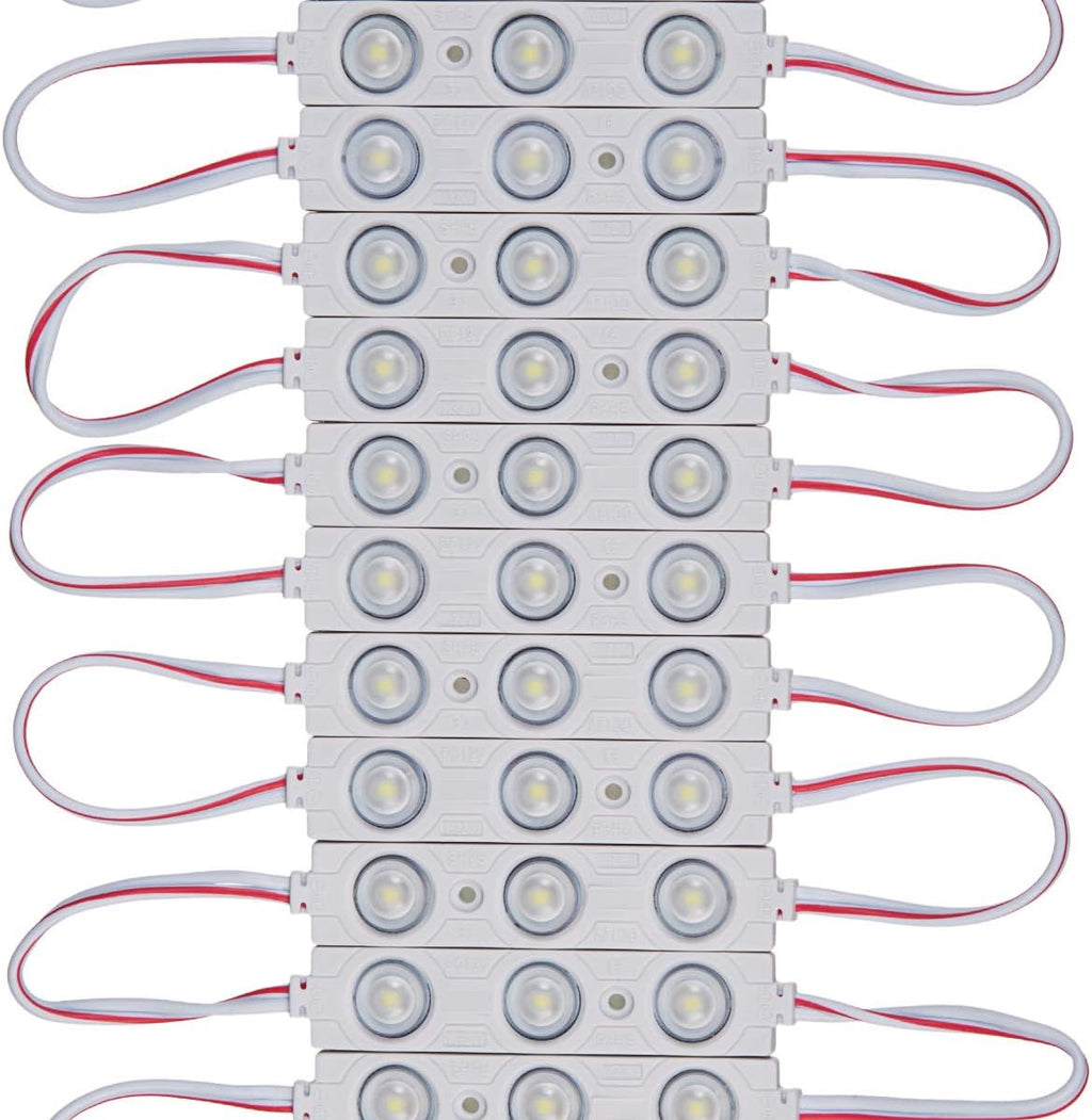 200 PCS Warm White 3000K 1.32 W 12V LED Sign Module with Tape Adhesive Backside M327405