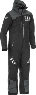 Insulated Black/Grey XL Monosuit W4953