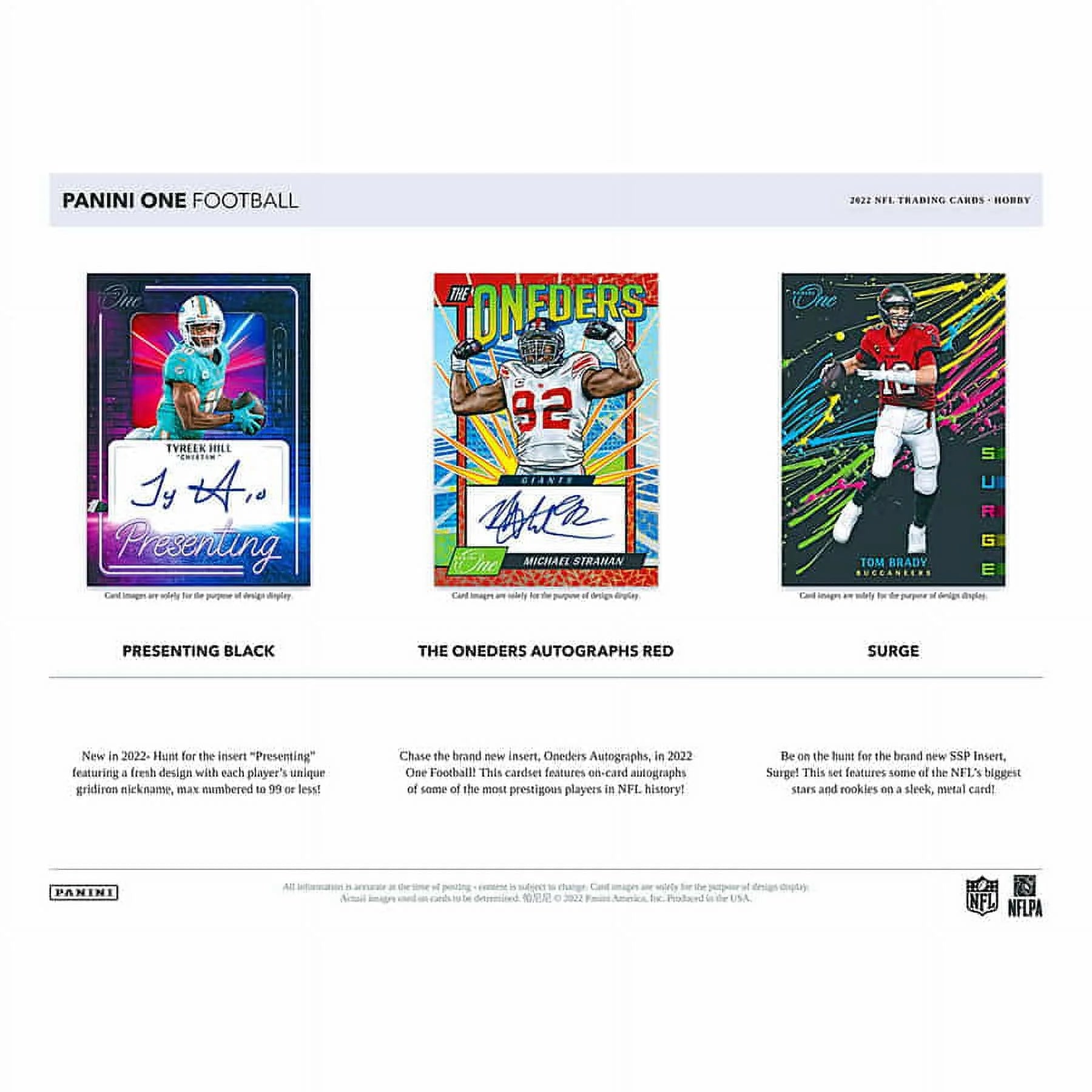 2022 Panini One Football Hobby Box P8832
