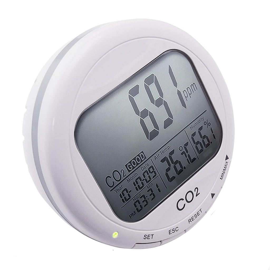 CO2 Monitor Controller with Relay Function and NDIR Sensing Probe G100