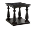 Black End Table O8262