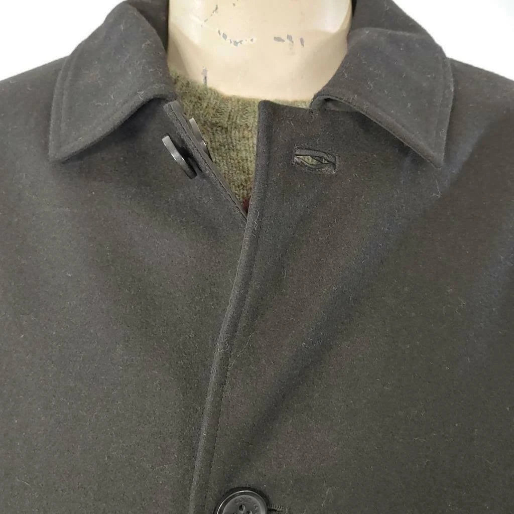 Reversible Wool Car Coat Black J8514
