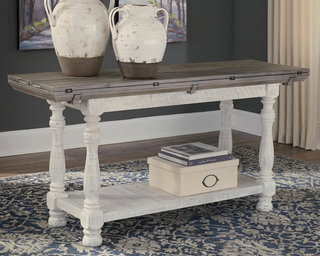 Gray/White Sofa Console Table E51594