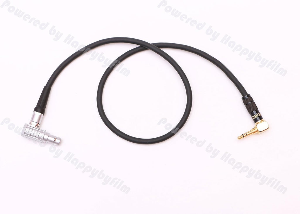 Angled 3.5mm to 0B 5 Pin Time Code TC Cable U8997