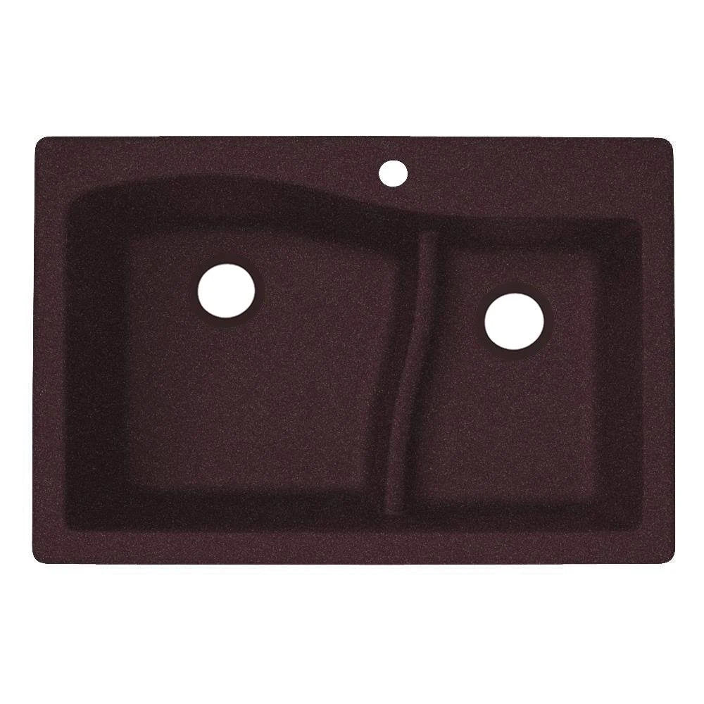 Granite Double Basin Drop-In Kitchen Sink H533877