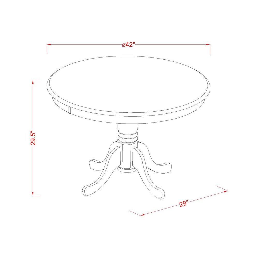 3 Piece Small Kitchen Table and Chairs Set E258795