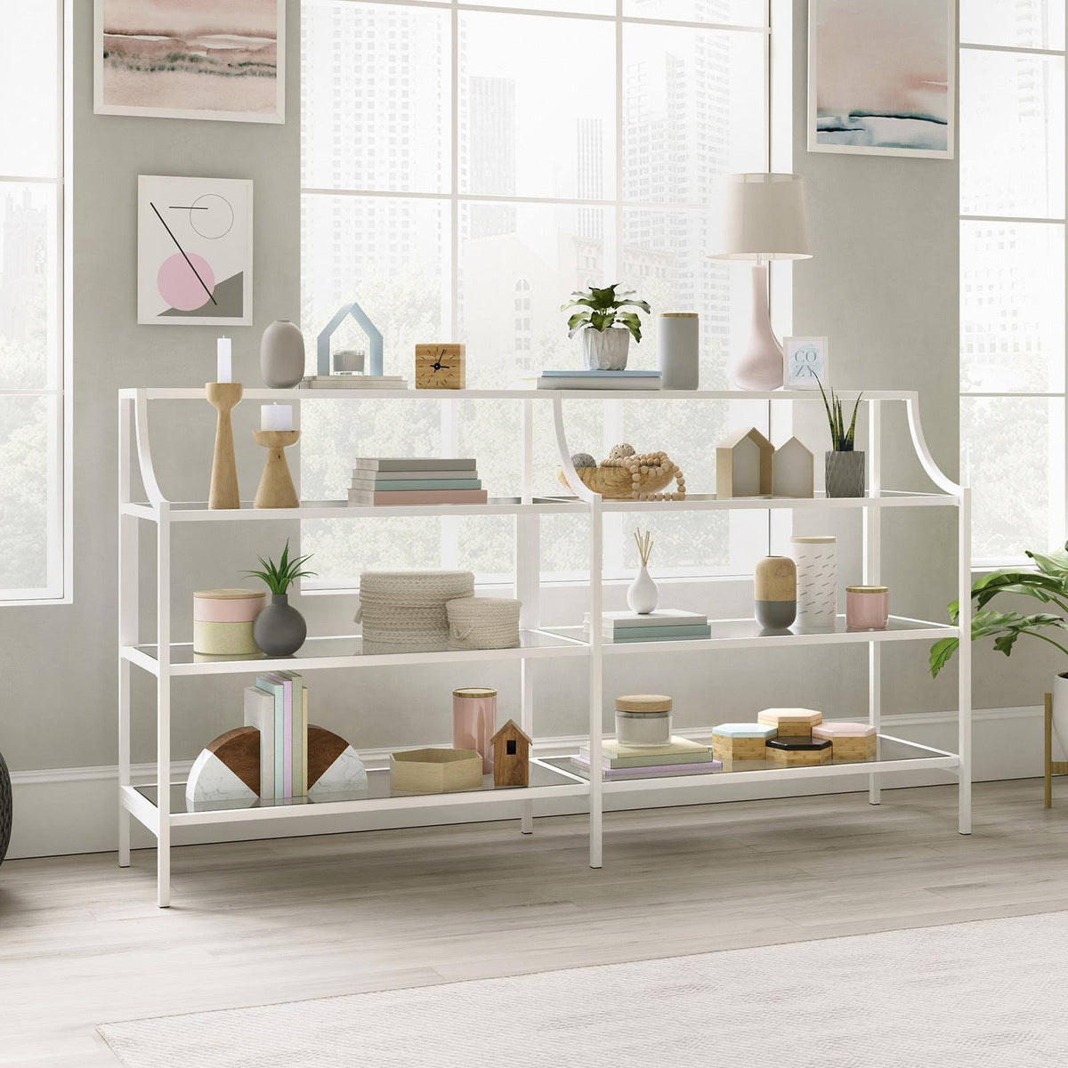 White Console Table U50976
