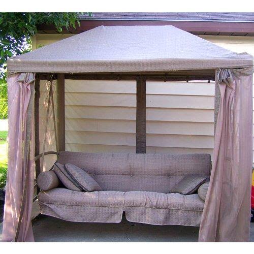 Gazebo Swing Replacement Canopy and Netting Set U935