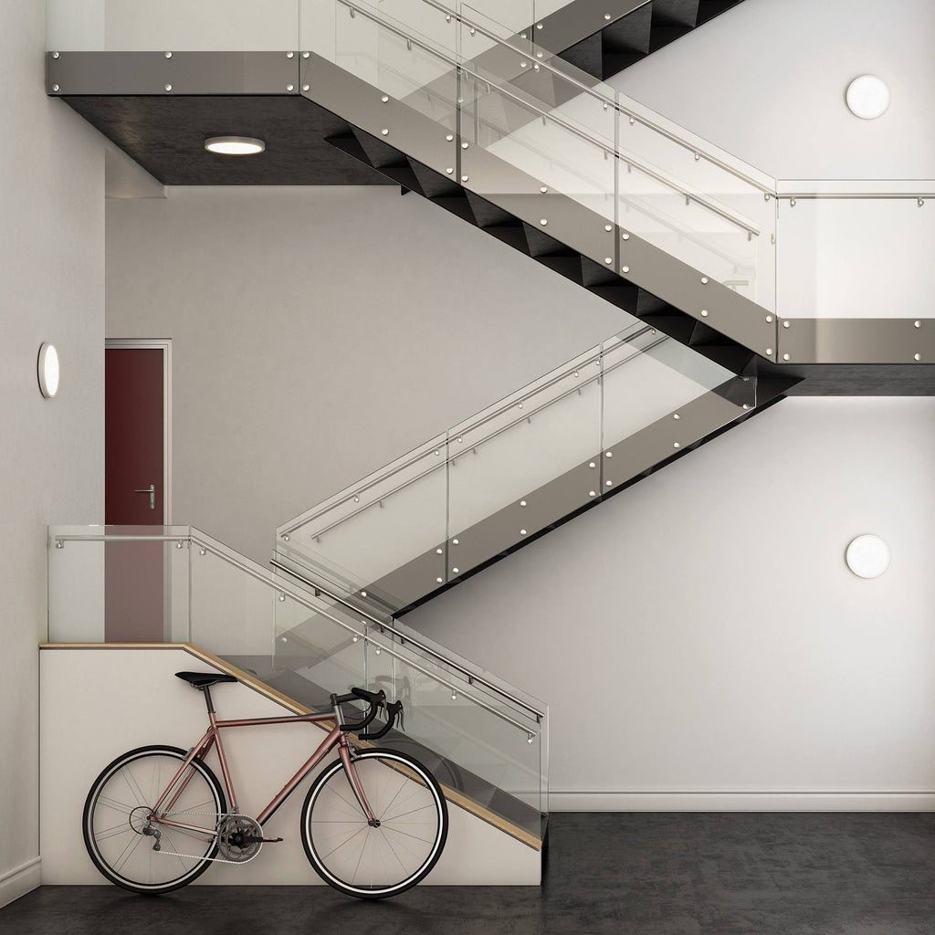 Satin Nickel LED Round Flush Mount Z122