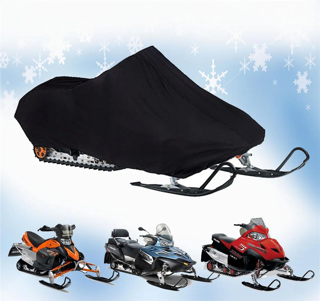 200 Denier All Black Snowmobile Cover D176522