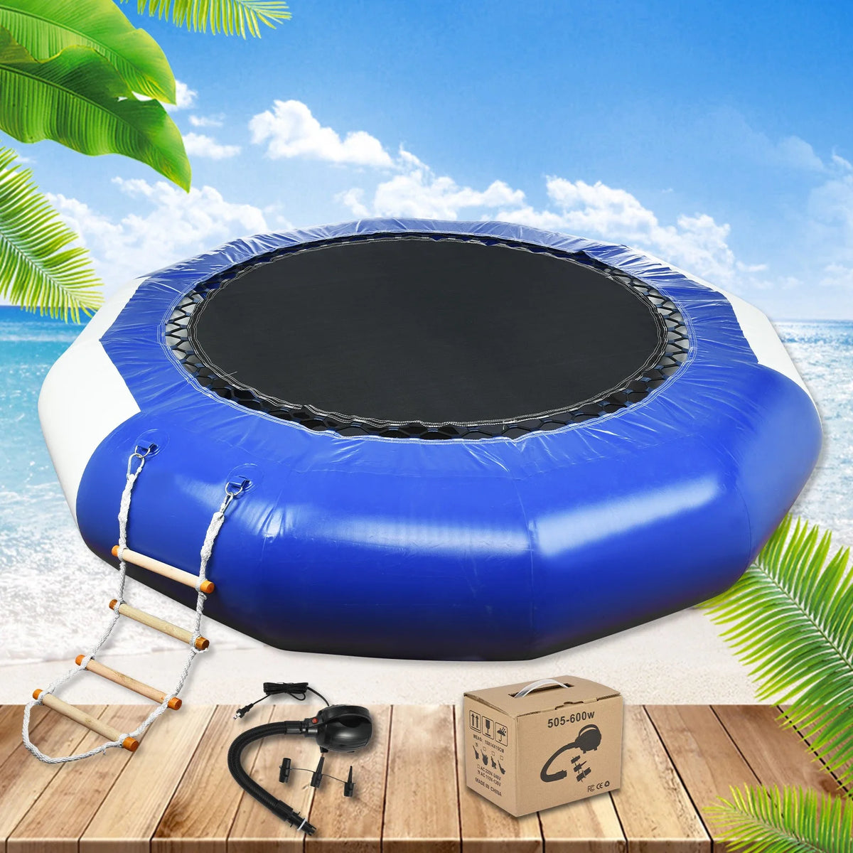10Ft Inflatable Water Trampoline Swim Platform G271