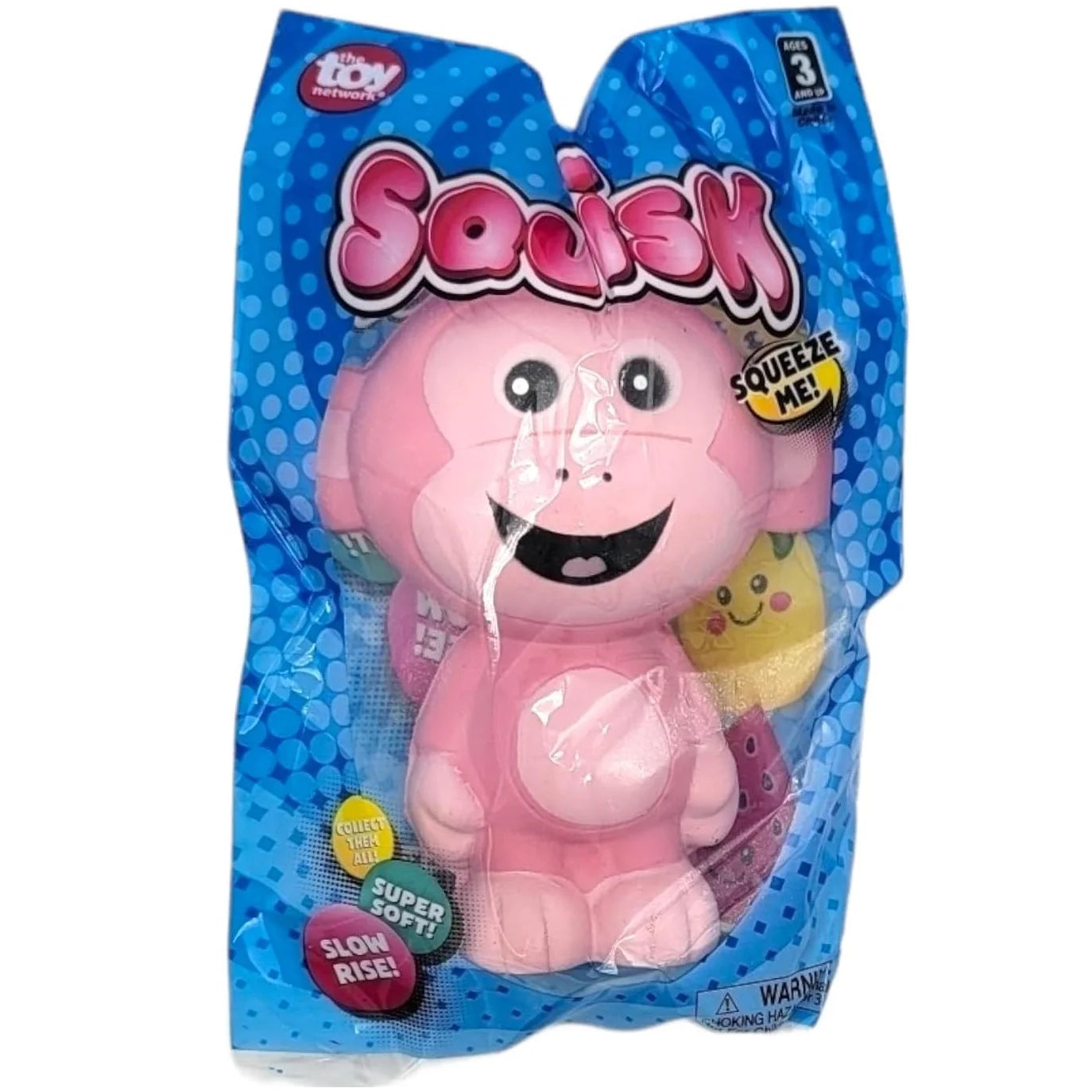 4 Pack Squish Monkey Stress Toy Y89862