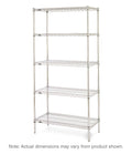 Chrome Shelving Unit, 5 Shelves Z629633