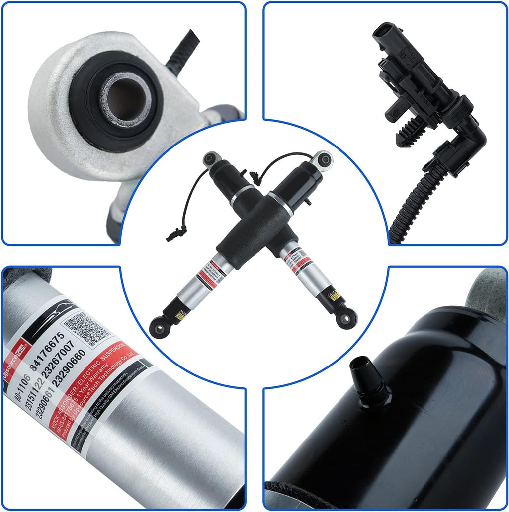 Rear Air Shocks Lift Struts Pair Shock Absorber S168