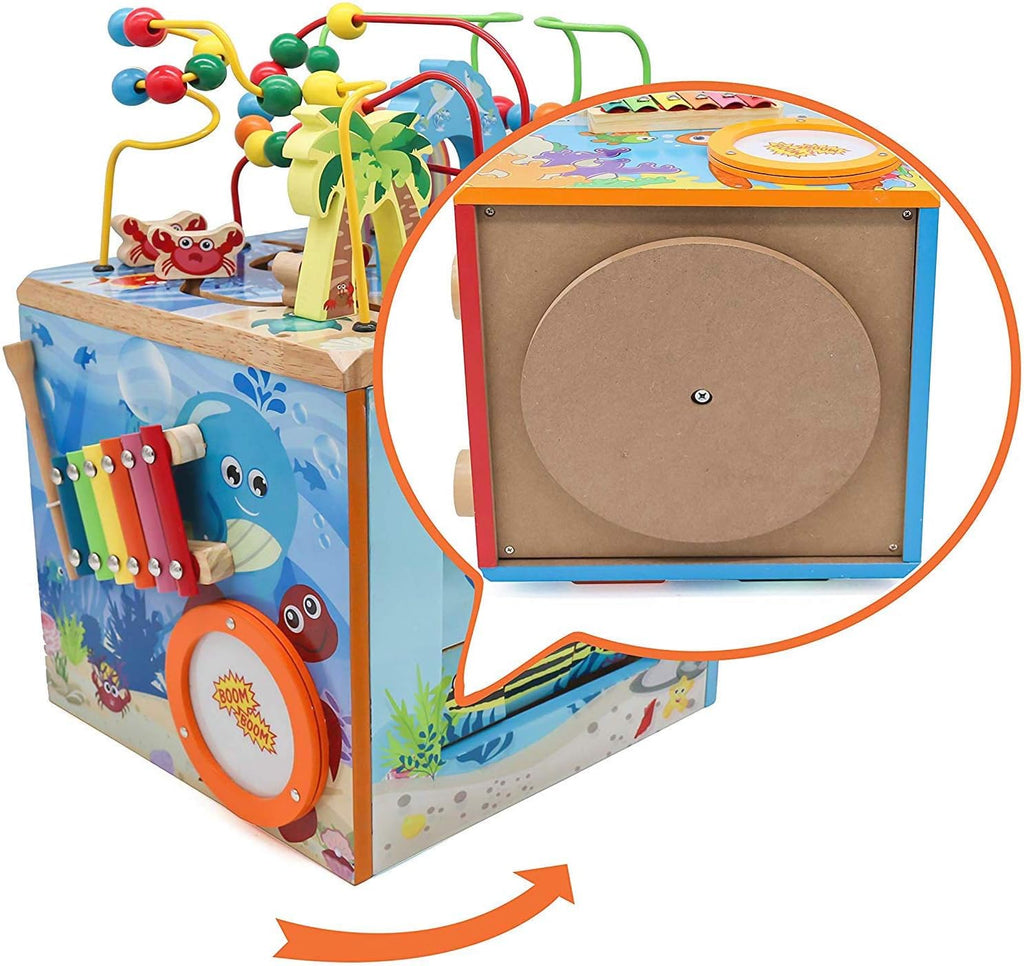 Deluxe Activity Wooden Maze Cube E38446