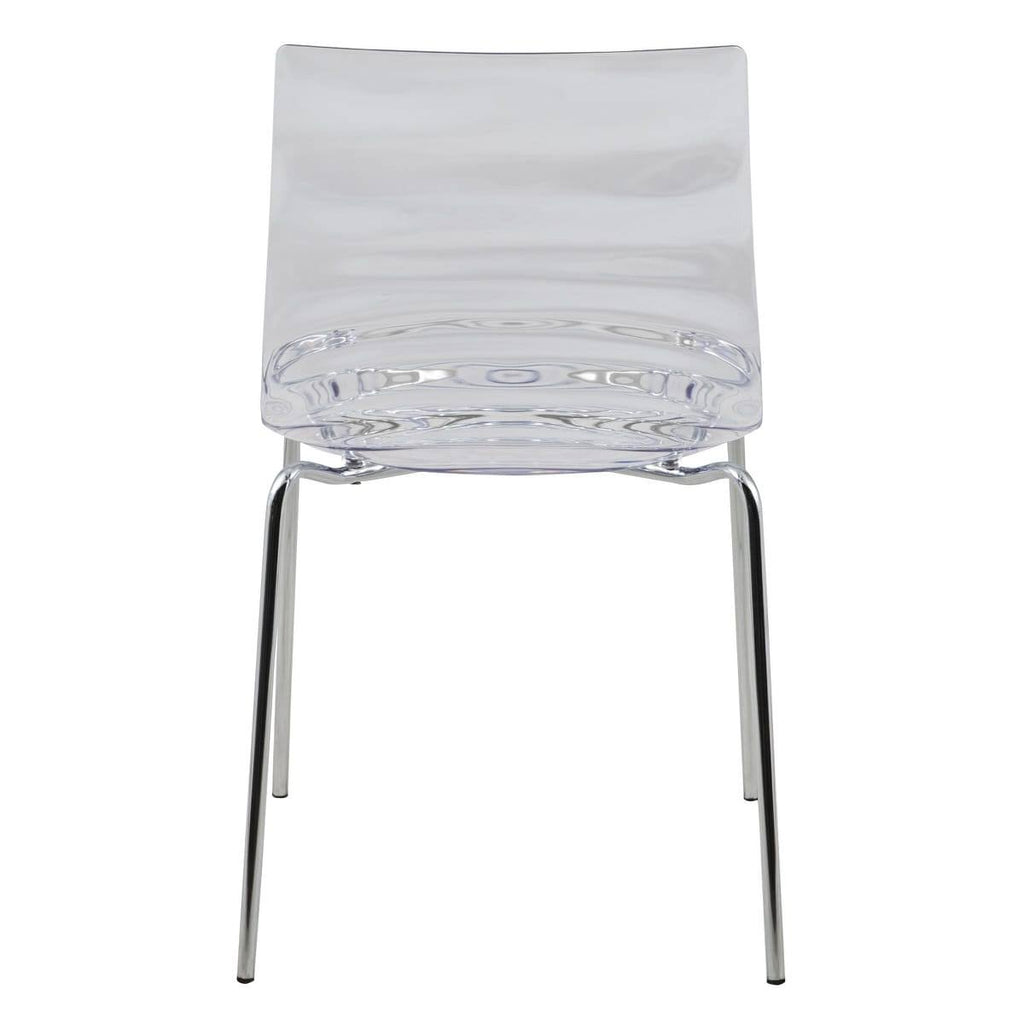 Clear Plastic Dining Chair N4068